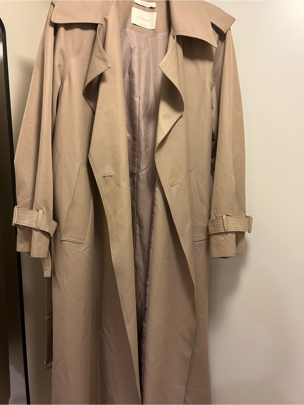 3.another Beige Trench Coat from Frankie Shop store
